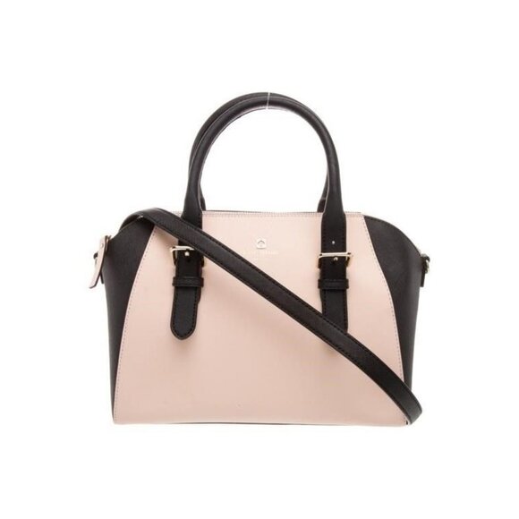 Kate Spade Colorblock Neut Saffiano Top Handle Bag - Picture 1 of 5